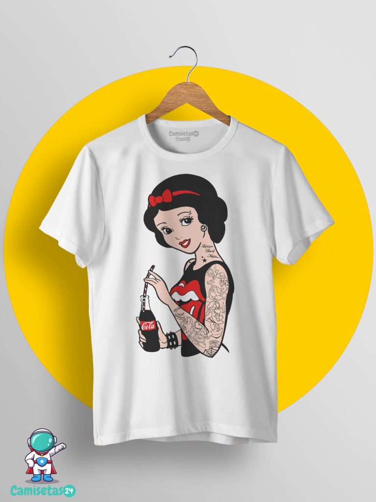 Camiseta Blancanieves Tattoo Camisetas Personalizadas Camisetas24