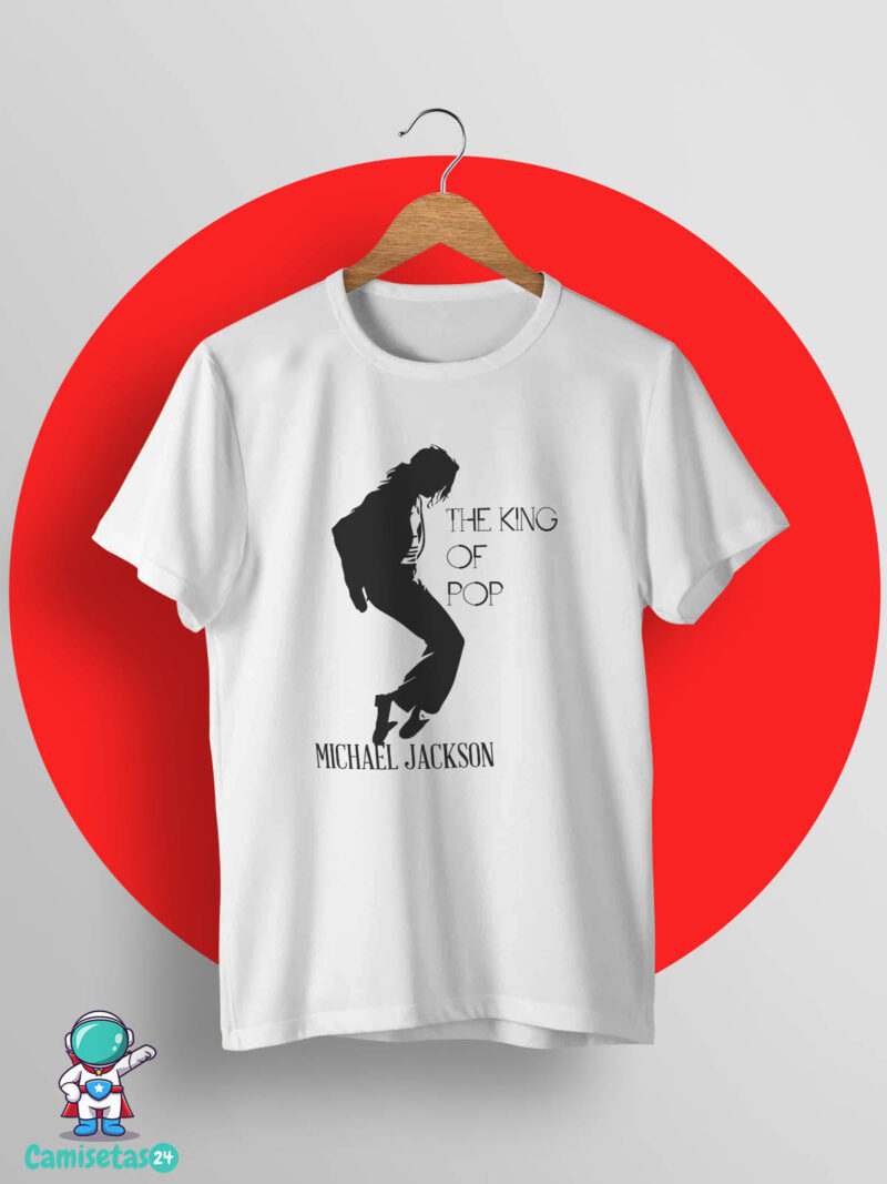 camisetas personalizadas michael Jackson the king of pop