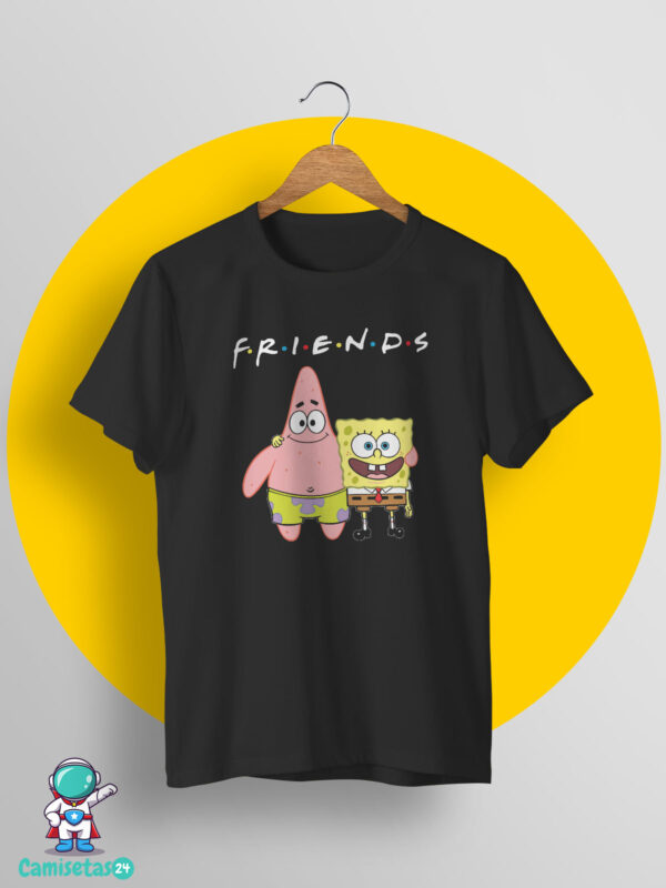camiseta friends bob esponja y patricio
