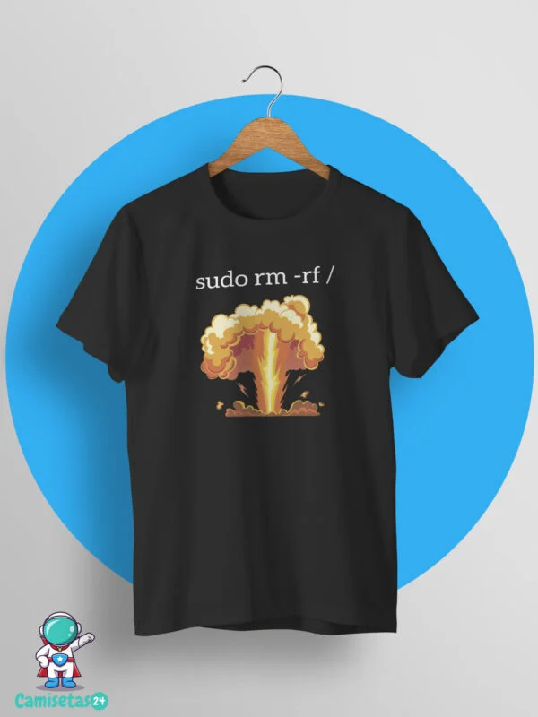 sudo rm camiseta informatico friki