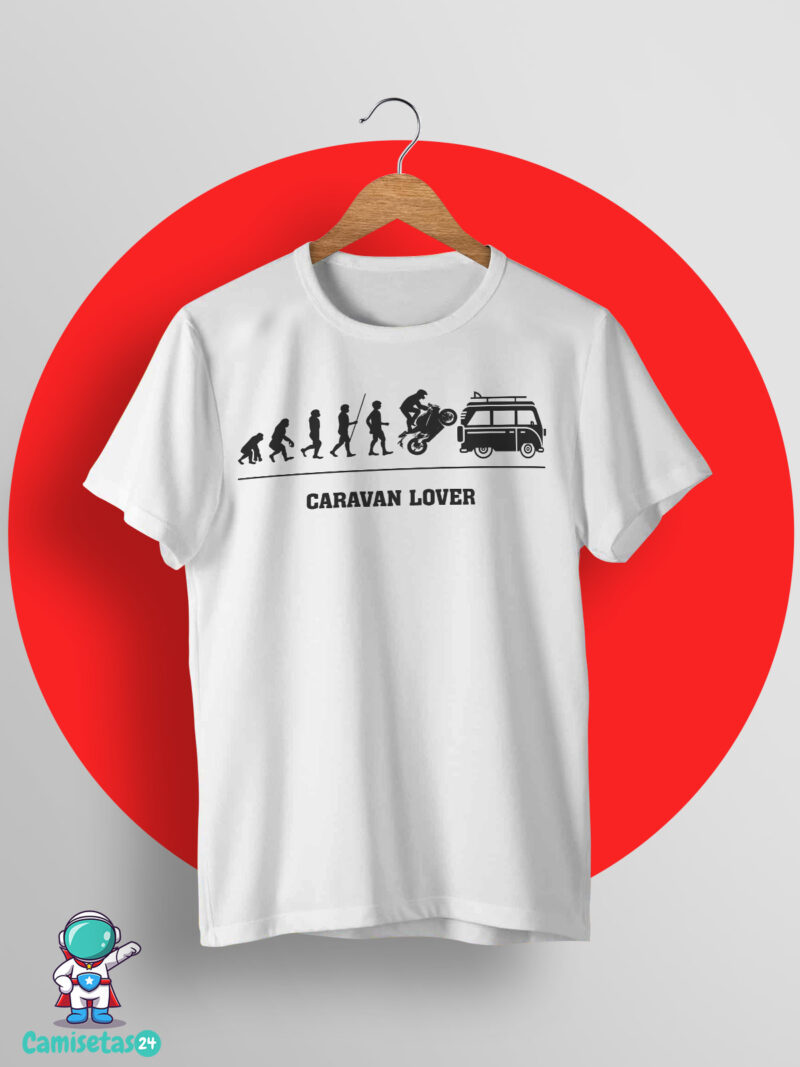 Caravan Lover camiseta blanca