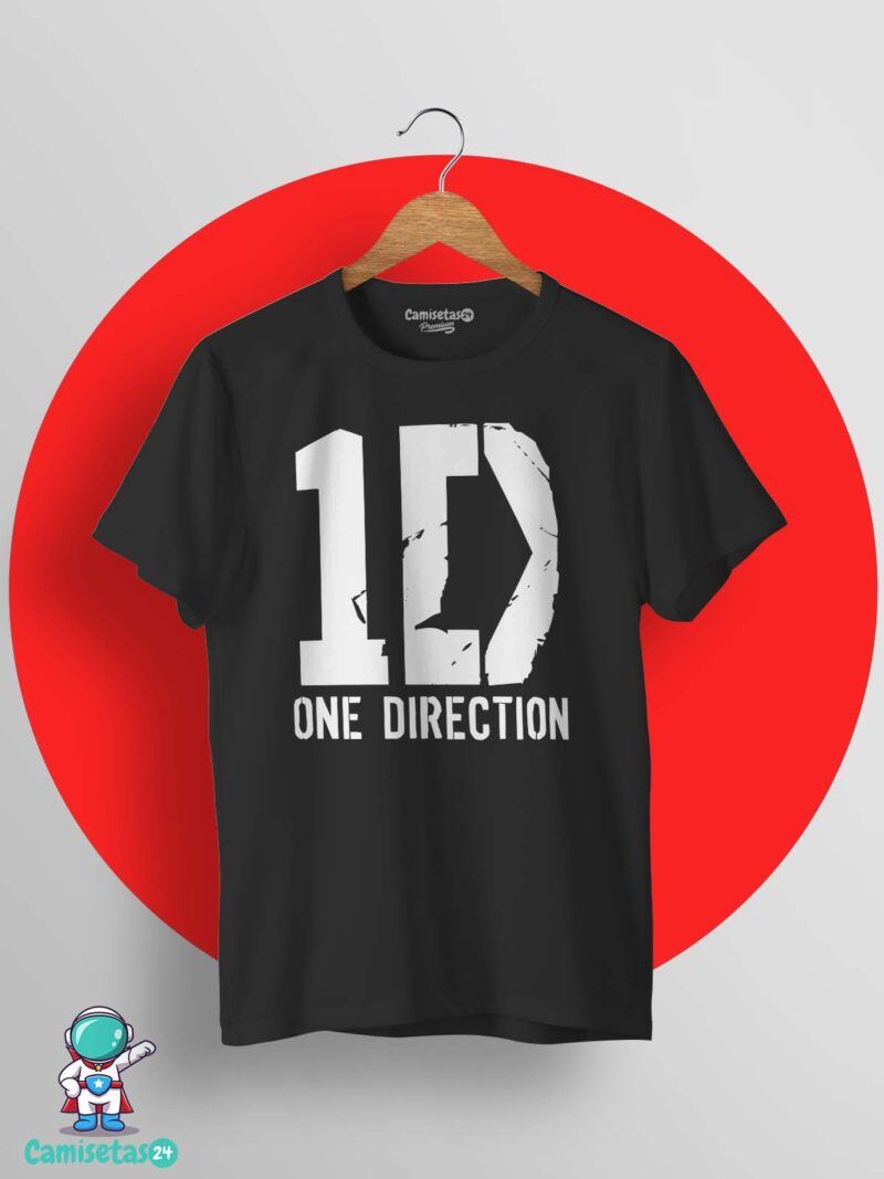 camiseta one direction negra 02