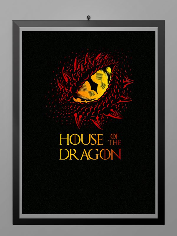 House of dragon eye poster