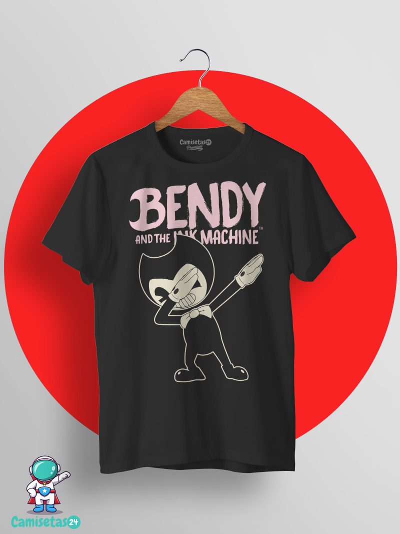 Camiseta bendy dabbing negra