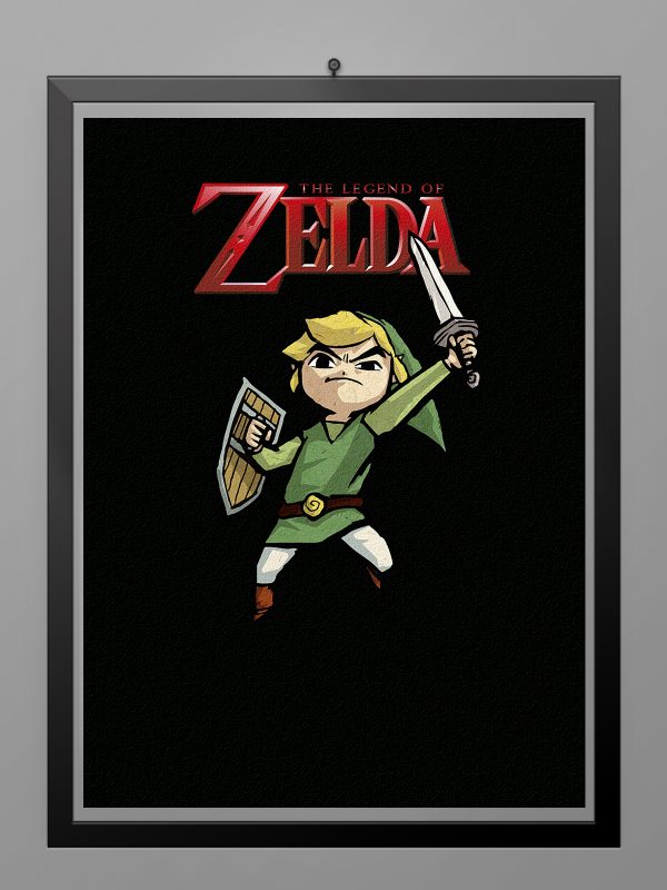 zelda Link poster