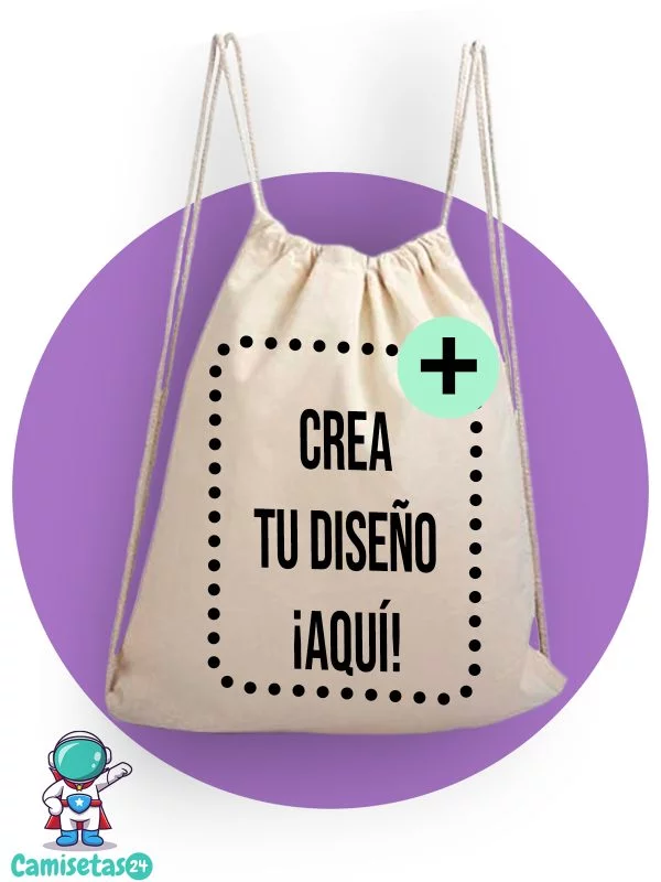 mochila de tela personalizada