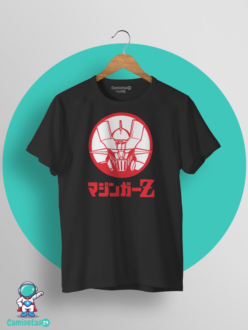 Camiseta Mazinger Z retro Comic negra