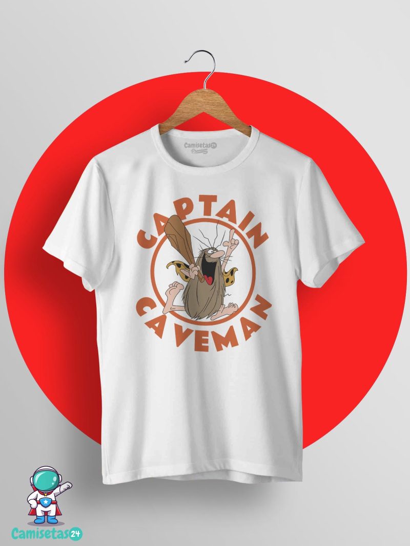 Camiseta Capitan Cavernicola 02 blanca