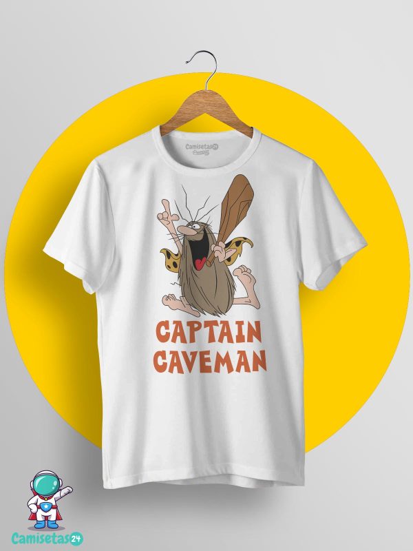 Camiseta Capitan Cavernicola 01 blanca