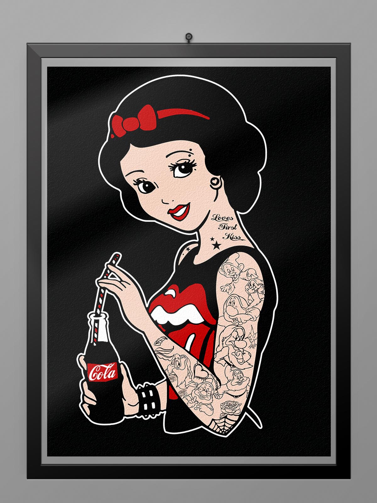 Camiseta 2025 blancanieves tatuada