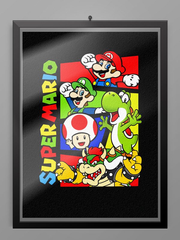 Poster Super Mario Comic