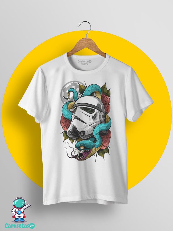 Camiseta Stormtooper Colors Serpiente blanca