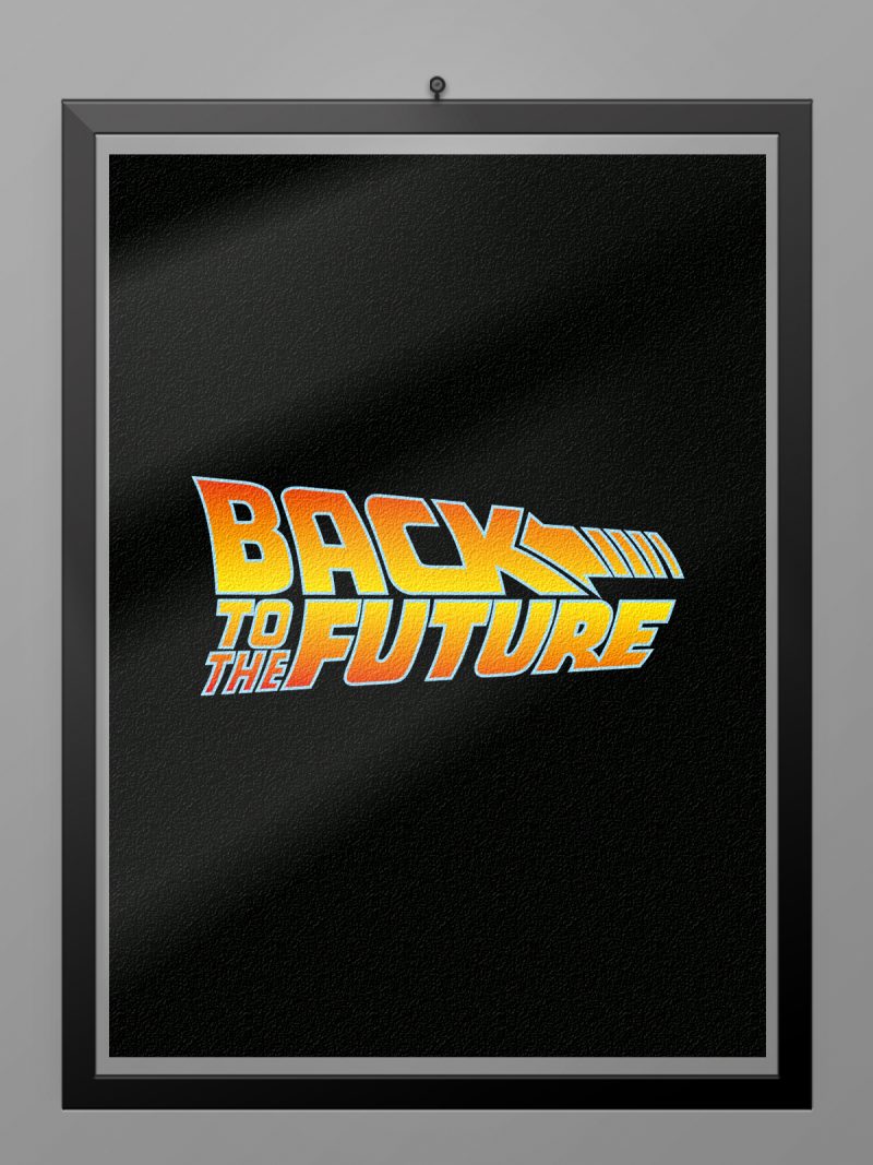 Camiseta Back to the Future Logo poster
