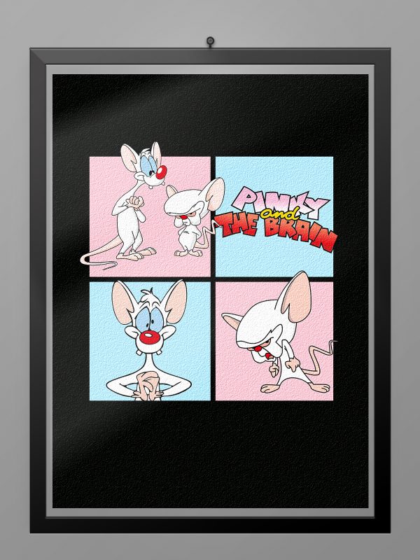 Camiseta Pinky and the Brain poster