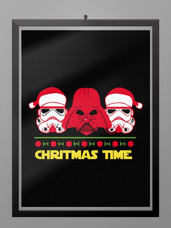 Camiseta Navidad Star Chritmas poster