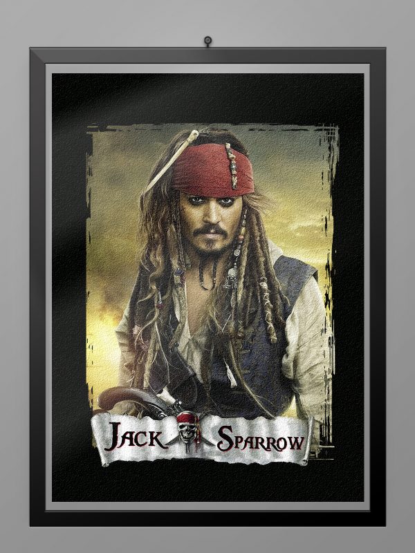 Camiseta Piratas Jack Sparrow poster