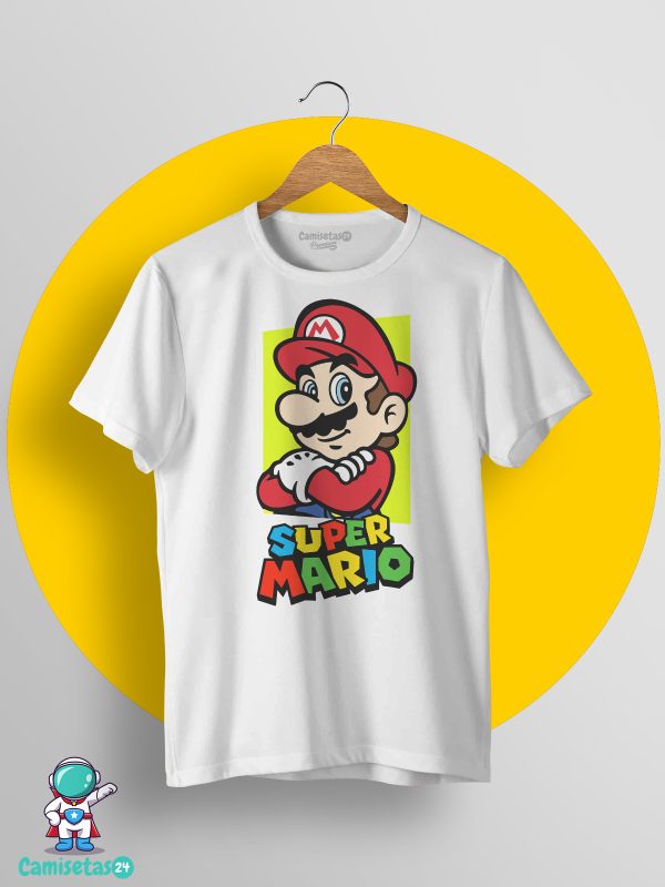 Camiseta Super Mario blanco