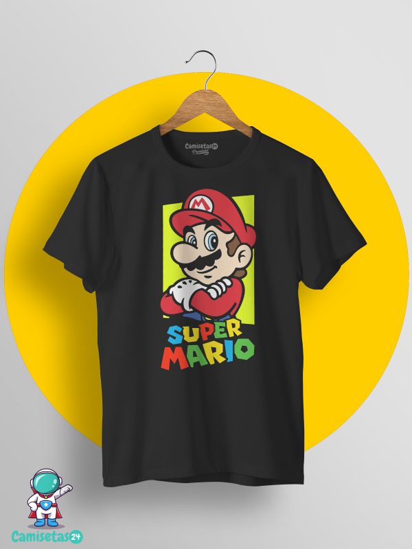 Camiseta Super Mario negro