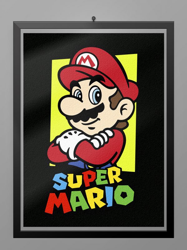 Camiseta Super Mario poster