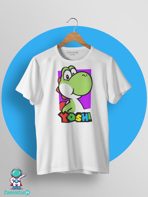 Camiseta Super Mario Yoshi blanco