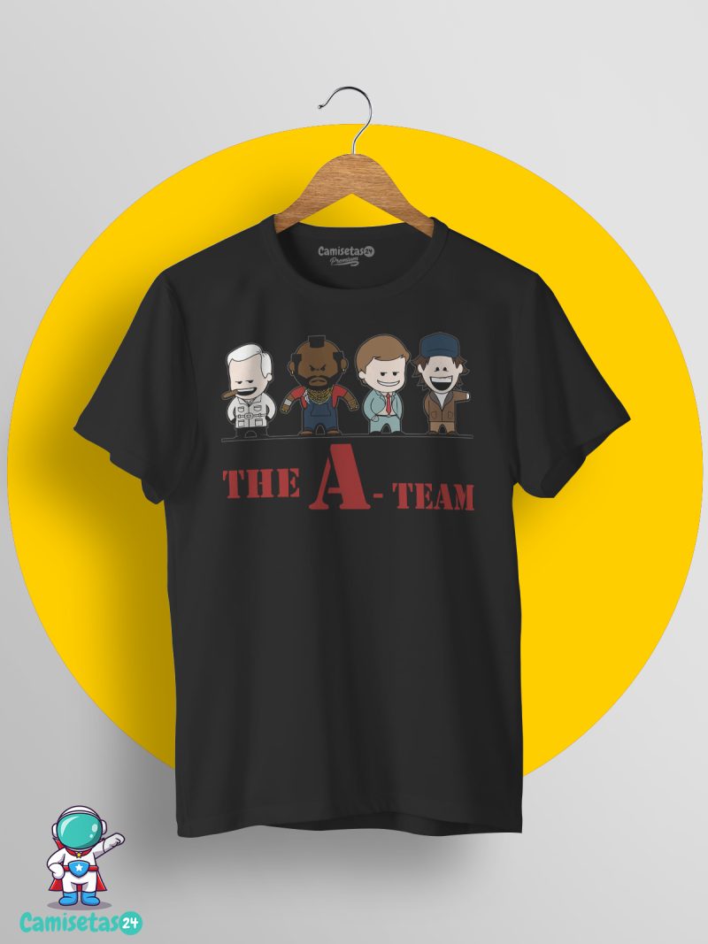 Camiseta The Team A negra