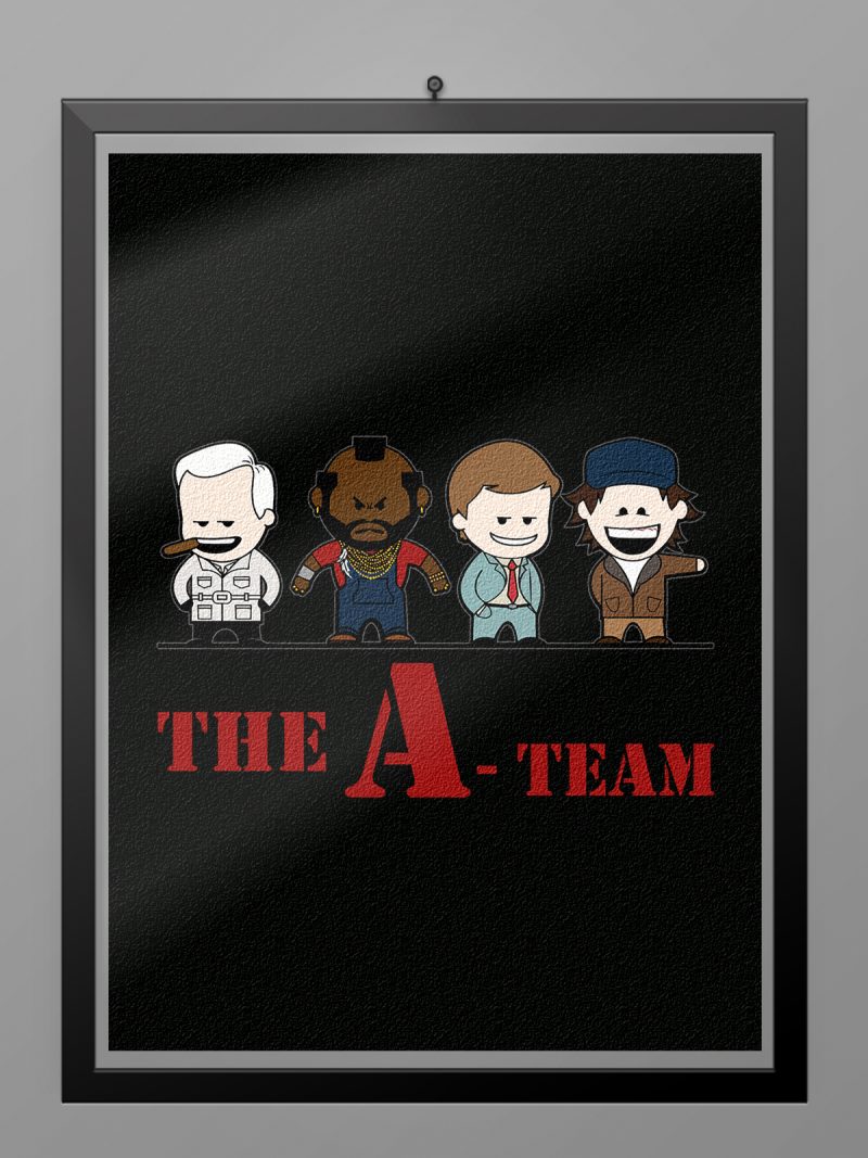 Camiseta The Team A poster