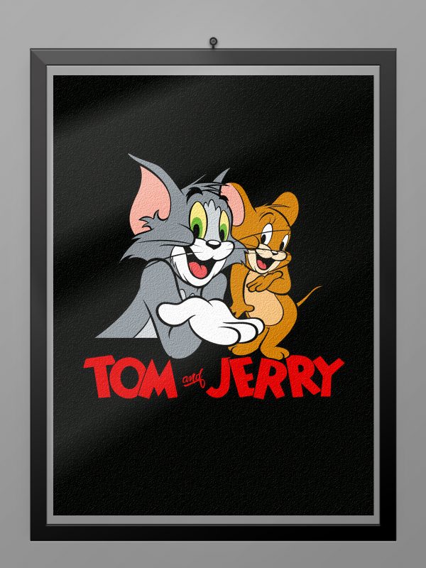 Camiseta Tom y Jerry Vintage poster