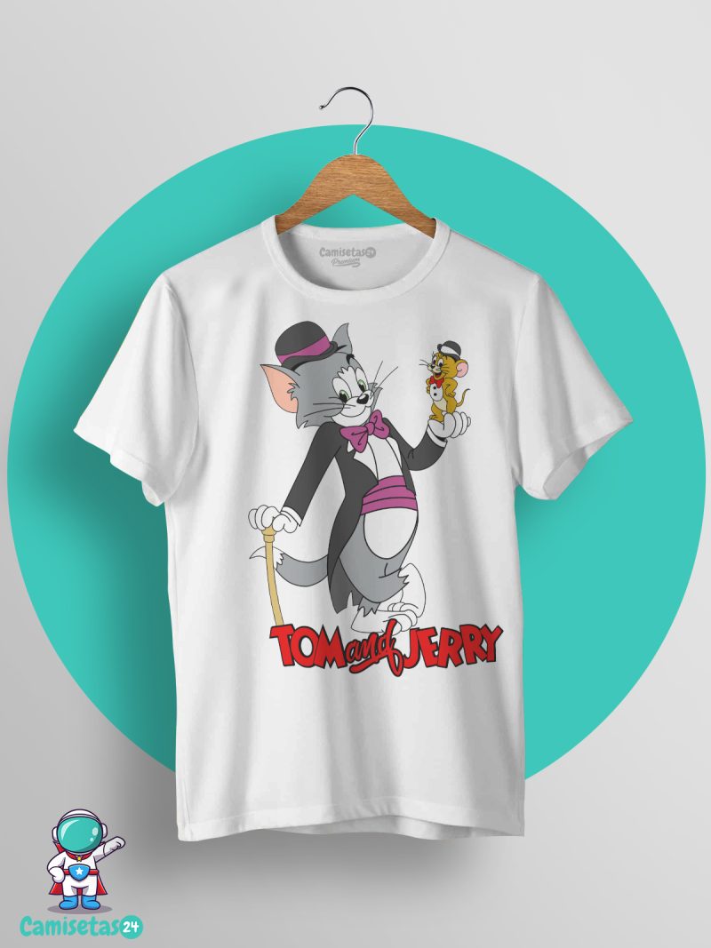 Camiseta Tom y Jerry III blanco