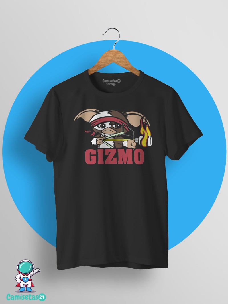 Camiseta Gizmo flame negra