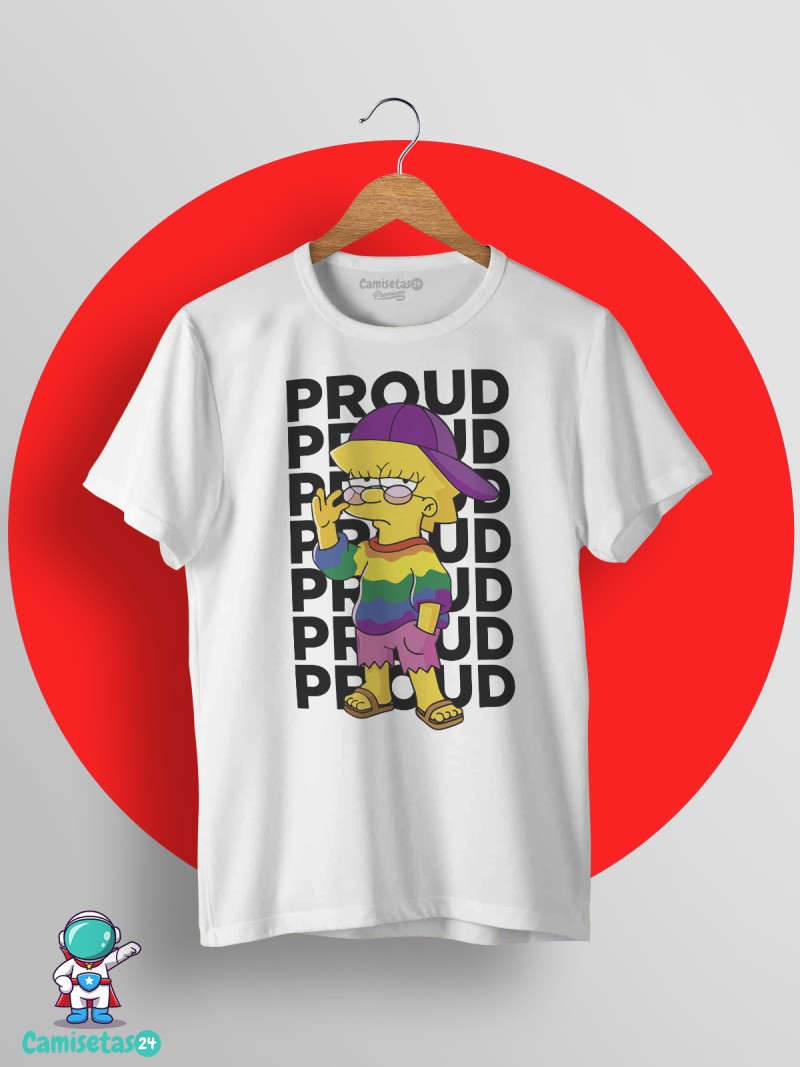 Camiseta Lisa Proud blanca