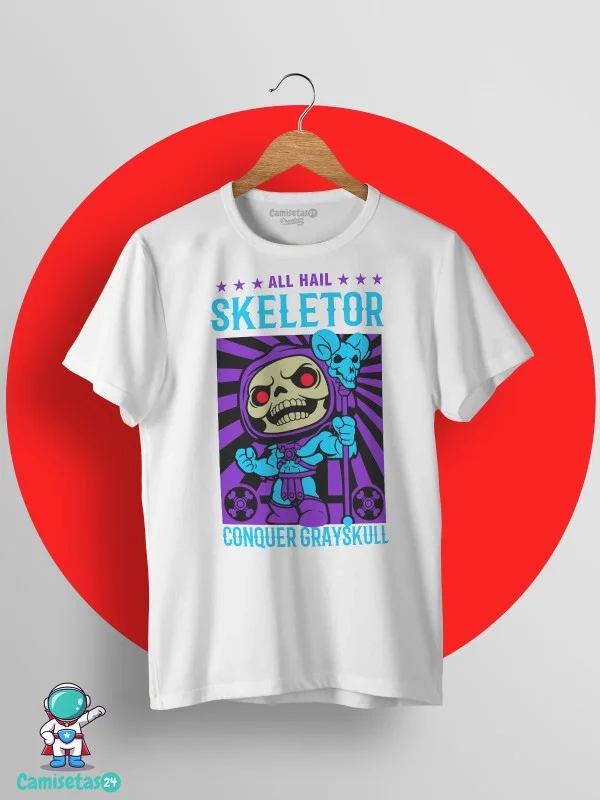 Camiseta Skeletor The Conqueror blanca