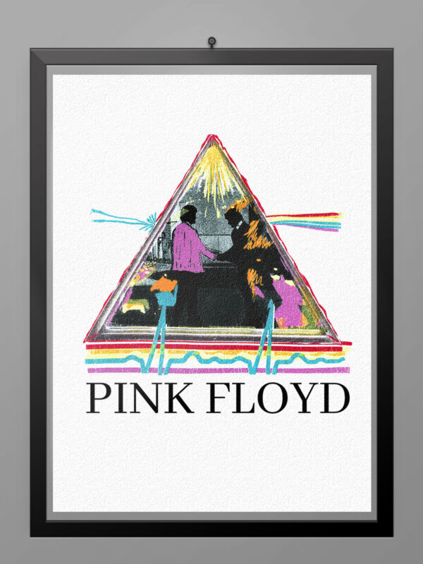 Camiseta Pink Floyd Vintage poster