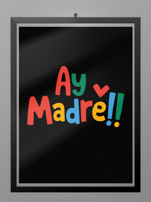 Camiseta Asturias Ay Madre 02 poster