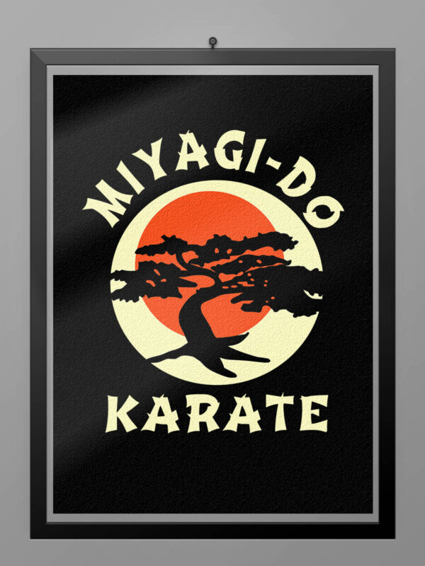 Camiseta Karate Kid Miyagi do poster