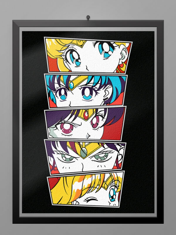 Camiseta Sailor Moon III poster