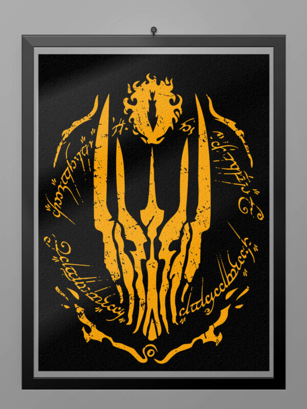Camiseta Sauron el señor de los anillo poster