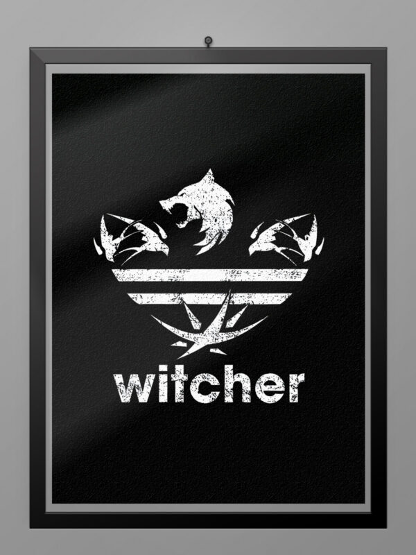 Camiseta The Witcher adidas poster