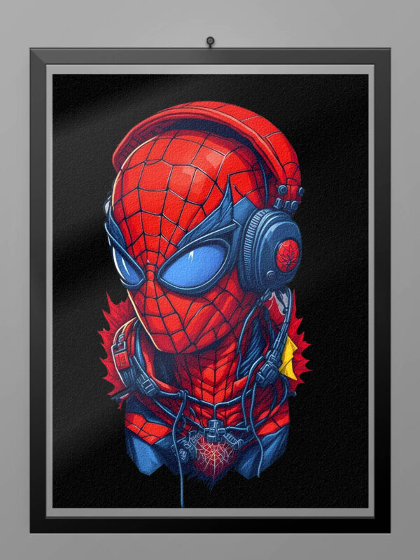 Camiseta Spiderman Music poster