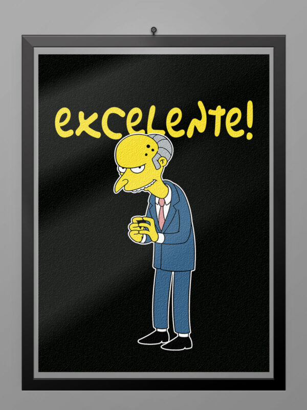 Camiseta Burns Montgomery Excelente poster