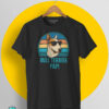 Camiseta Bull terrier Papi negra