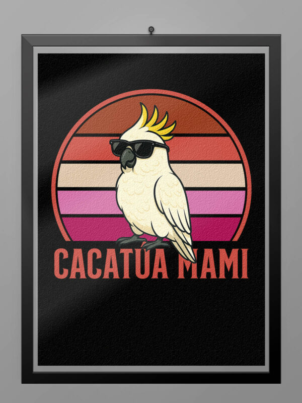 Camiseta Cacatua Mami poster