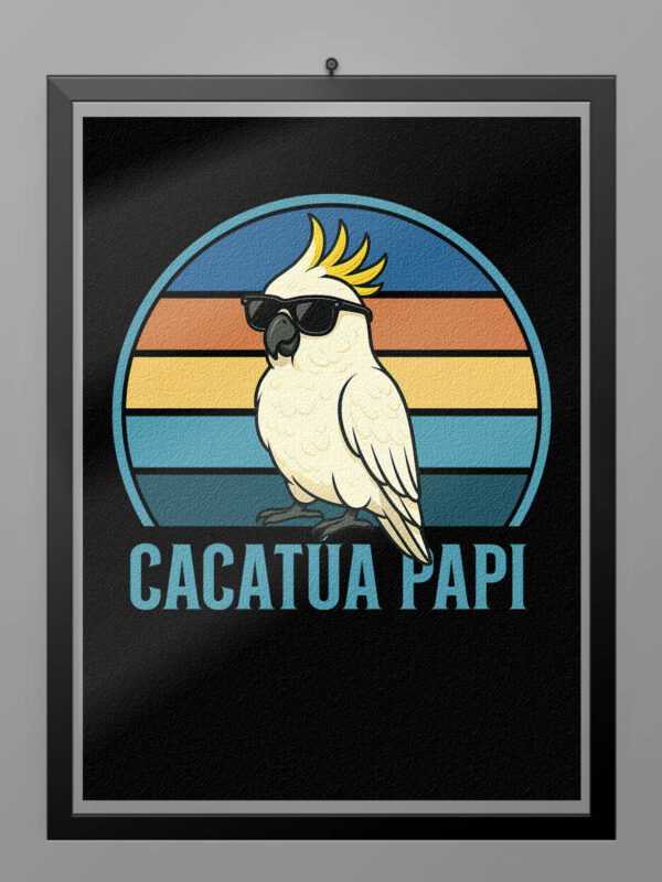 Camiseta Cacatua Papi poster