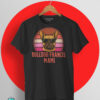 Camiseta Bulldog Francés Mami retro vintage con ilustración de bulldog francés con gafas de sol en impresión DTG de calidad premium