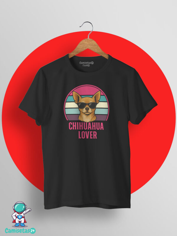 Camiseta Chihuahua Lover negra