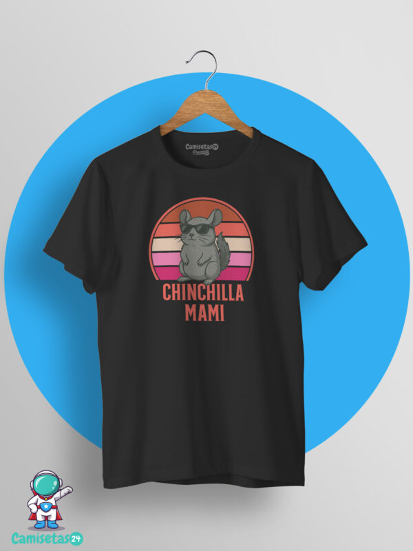 Camiseta Chinchilla Mami negra