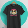 Camiseta Cobaya Lover retro vintage con cobaya y gafas de sol en impresión DTG de calidad premium