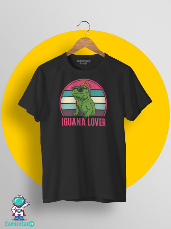 Camiseta Iguana Lover con diseño retro vintage de una iguana con gafas de sol